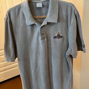 Crazy Shirts Crater-Dyed Kilauea Polo Shirt, Color Gray, Size Large